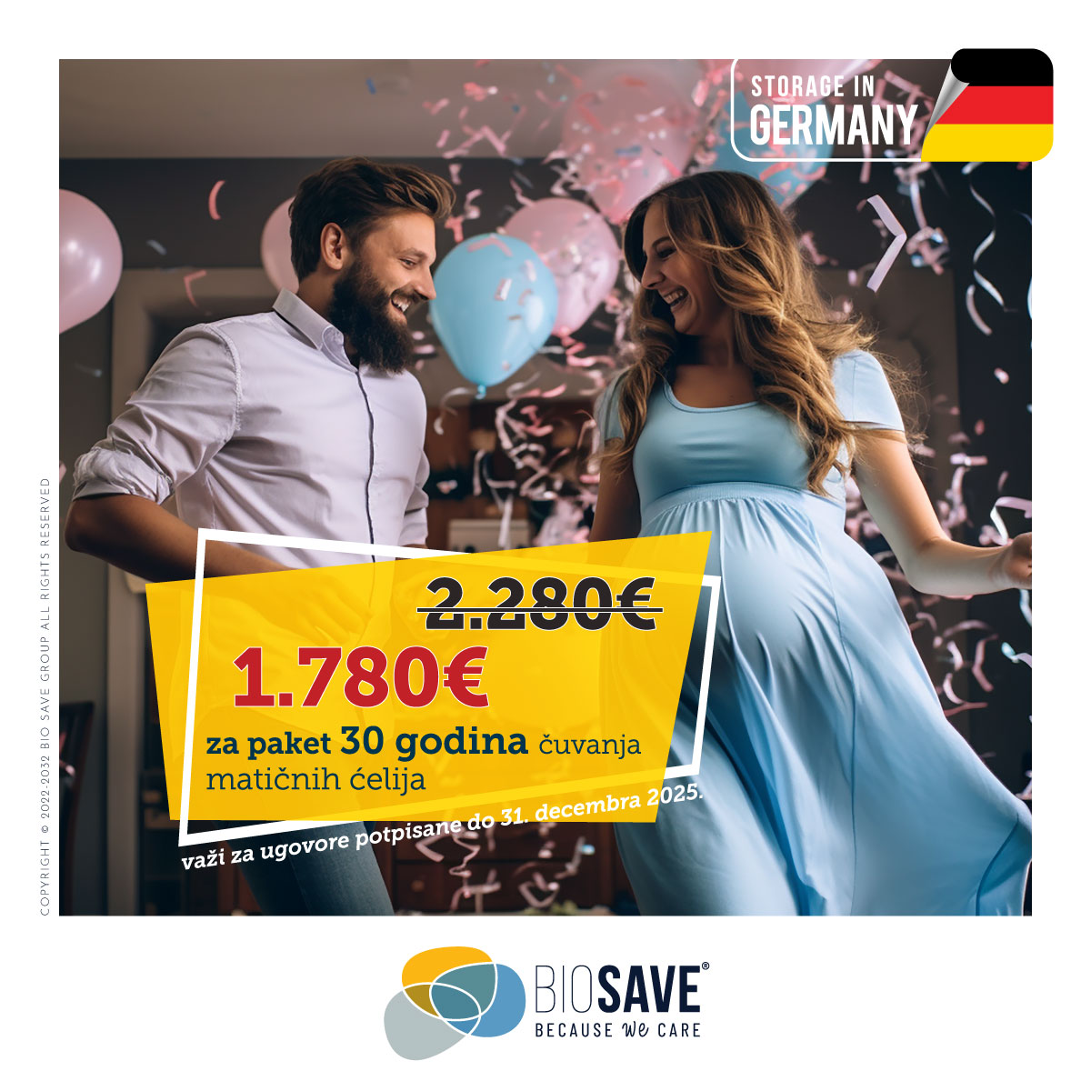 Novogodišnja ponuda za čuvanje matičnih ćelija